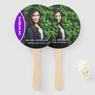 Abanico Personalizado Ventilador de foto de graduación mor