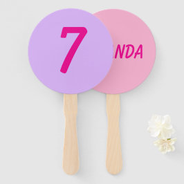 Abanico Personalized stripe and spot birthday bunting