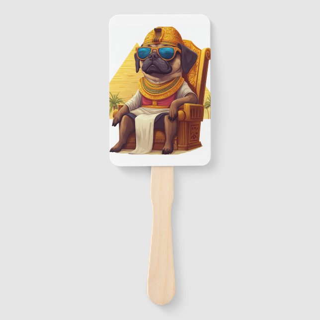 Abanico Pharaoh Pug � Ancient Egypt Dog (Anverso)