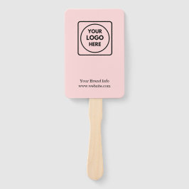 Abanico Pink Moderno | Logotipo Empresarial Personalizado 