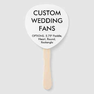 Abanico Plantilla de FANS BODAS de PADDLE personalizados p
