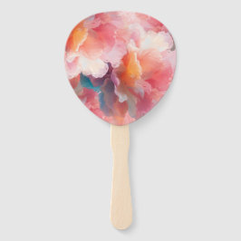 Abanico Plato de papel floral