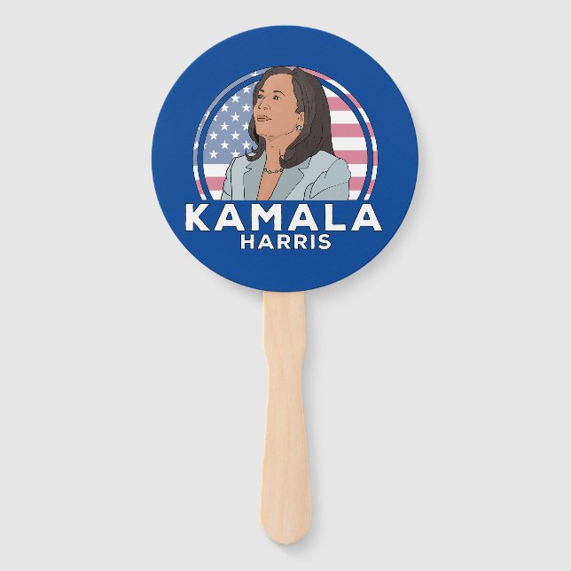 Abanico Política Kamala Harris (Anverso)