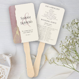 Abanico Polvoriento conjunto de fans Bodas de color rosa