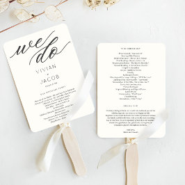 Abanico Por fin hacemos un ventilador del programa de boda