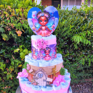 Abanico Princesa Hada Con Alas Hermosas