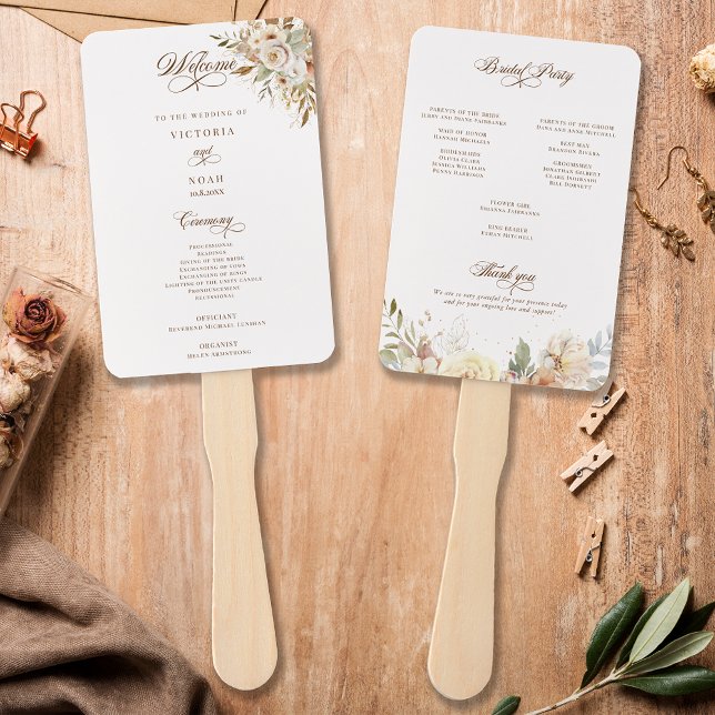 Abanico Programa Botánico Rústico Rosas del Otoño (Subido por el creador)