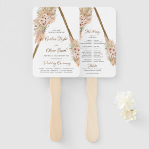 Abanico Programa de Arco de Madera Seco Trendy Pampas