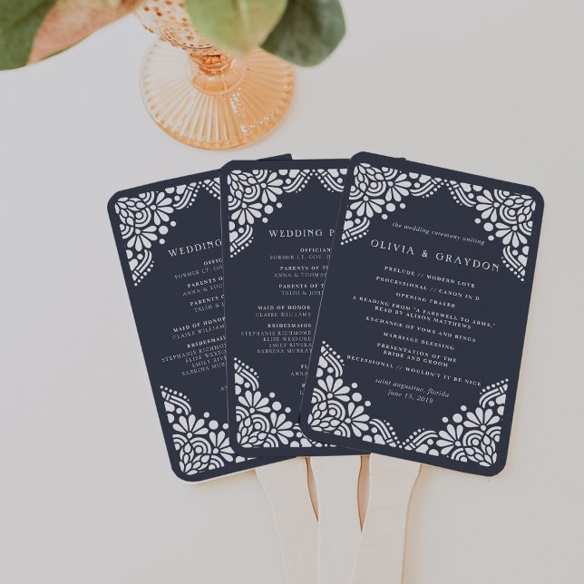 Abanico Programa de Boda de Beaux Arts (Subido por el creador)
