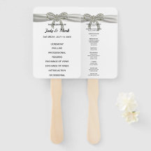 Programa de Boda de Bow de Diamantes Blancos