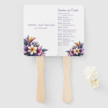 Programa de Boda Floral Tropical