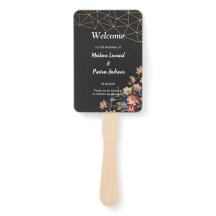 Programa de Boda Geométrica Dorada