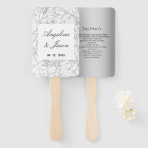 Programa de Boda Gris Moderno