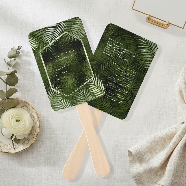Abanico Programa de Boda Olive Oasis ID1324 (Subido por el creador)