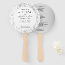 Programa de Boda Sencillo