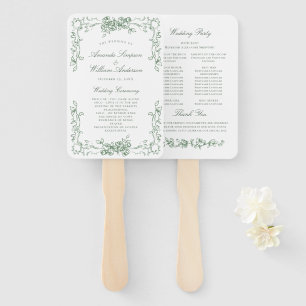 Abanico Programa de Boda Verde de la Organización Renacent