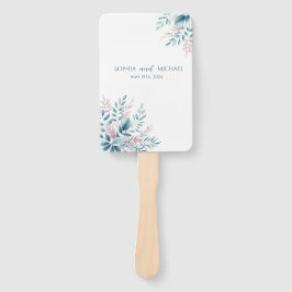 Abanico Programa de Bodas Botánicas Pastel