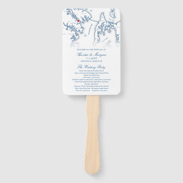 Abanico Programa de bodas de Annapolis Maryland Boda elega