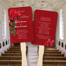 Abanico Programa de bodas de fans de Red Roses