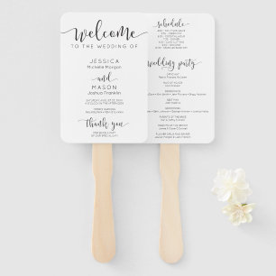 Abanico Programa de bodas de guiones rusos