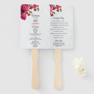 Abanico Programa de bodas de las islas griegas de Bougainv