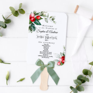 Abanico Programa de Bodas de navidades de Verdor y Berias