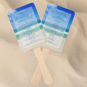 Abanico Programa de Bodas en Playa de Fotografía de Olas O