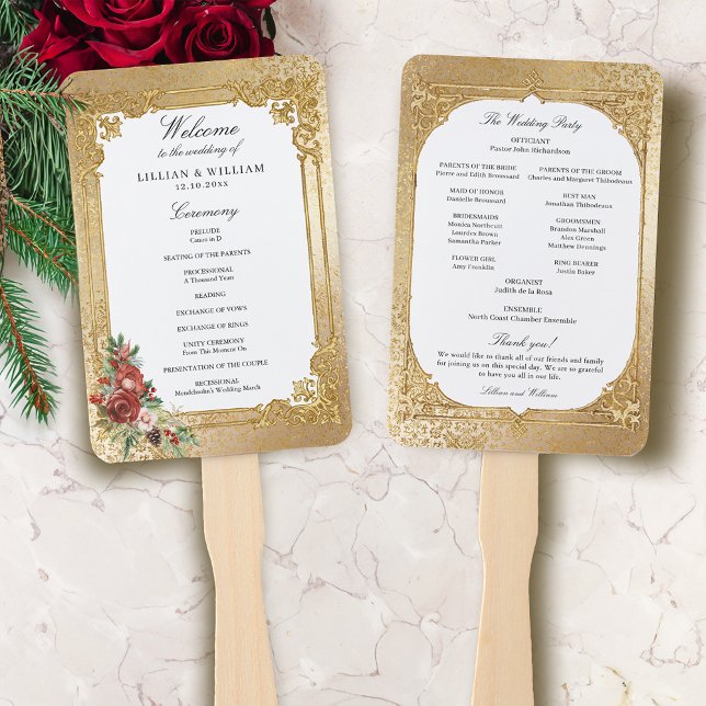 Abanico Programa de Bodas Florales para Navidades de Opule (Subido por el creador)