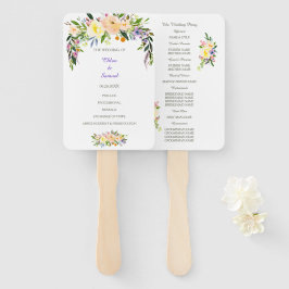 Abanico Programa de Bodas Florales y por Comida
