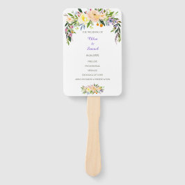 Abanico Programa de Bodas Florales y por Comida