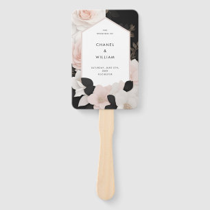 Abanico Programa de bodas lujosas inspirado en Chanel