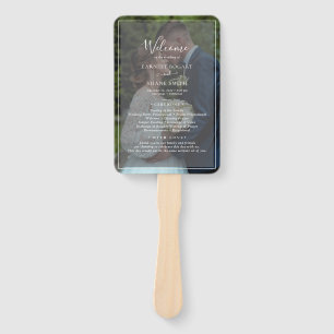 Abanico Programa de Bodas por Superposición de Fotografía 