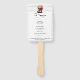 Abanico Programa de Boots Rústicos Florales y Bodas de Mad