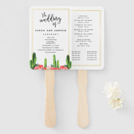 Abanico Programa de Cactus Moderno y Bodas Florales