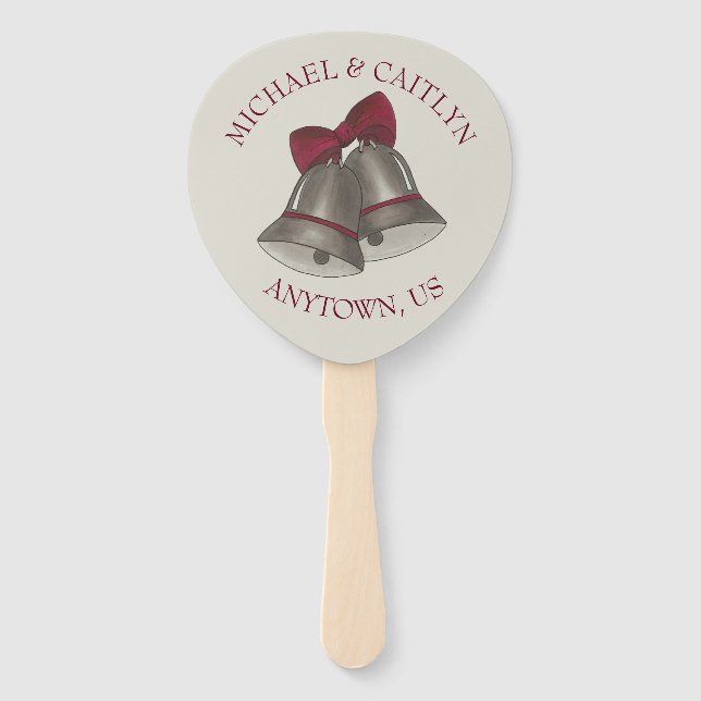 Abanico Programa de ceremonias matrimoniales de Silver Bod (Anverso)