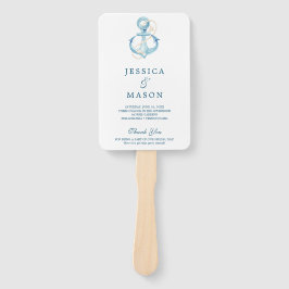 Abanico Programa de fans del Boda de la Marina Náutica