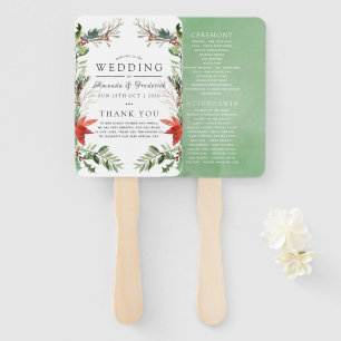 Abanico Programa de matrimonio para Navidades de Wintertid