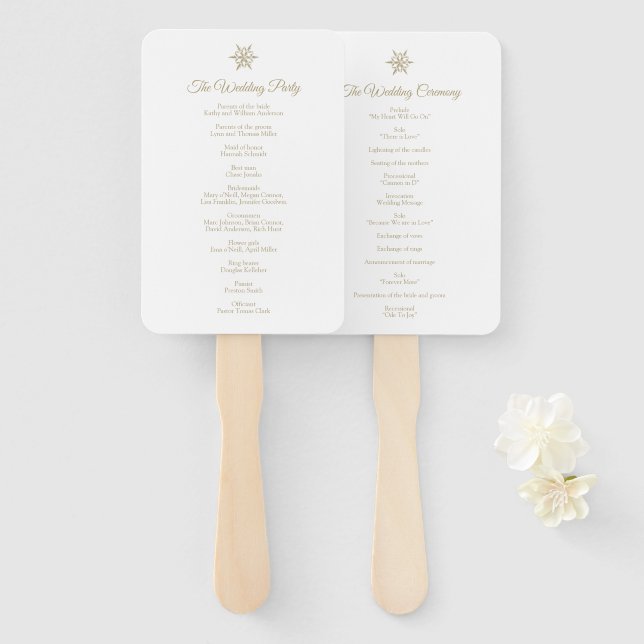 Abanico Programa de Navidades de Bodas de Invierno con Cop (Anverso y reverso)