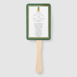 Abanico Programa de recolección de Bodas de piña tropical