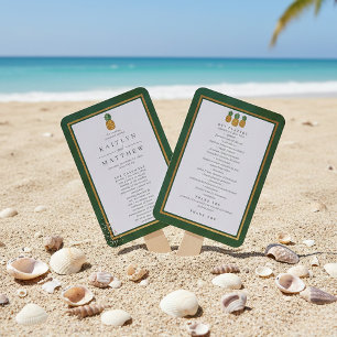 Abanico Programa de recolección de Bodas de piña tropical