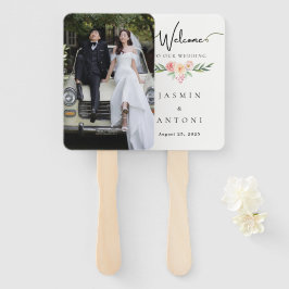Abanico Programa de ventilador de boda con foto personaliz