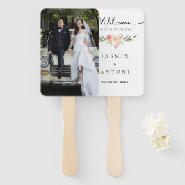 Abanico Programa de ventilador de boda con foto personaliz