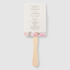 Abanico Programa Floral Elegante