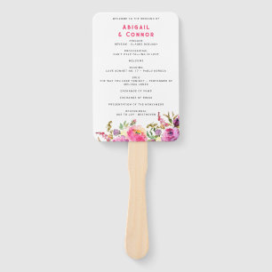 Abanico Programa Floral Fun Vibrant Violet Fuchsia