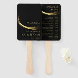 Abanico Programa Golden Elegance-Wedding -