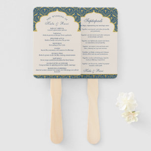 Abanico Programa hindú de bodas de oro Saptapadi