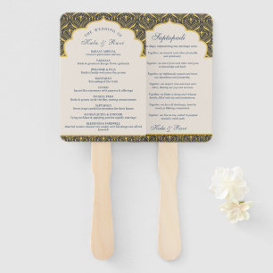 Abanico Programa hindú de bodas de oro Saptapadi