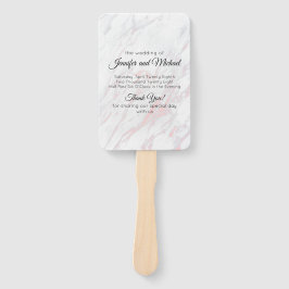 Abanico Programa moderno de mármol rosa y gris