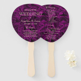 Abanico Programa Purple Wedding