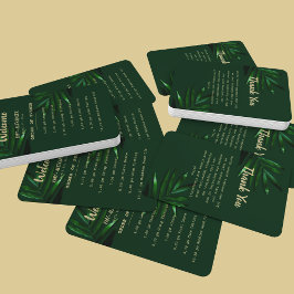 Abanico Programa temático de oro verde rico